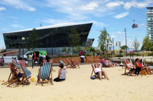 London Beach - London's Royal Docks